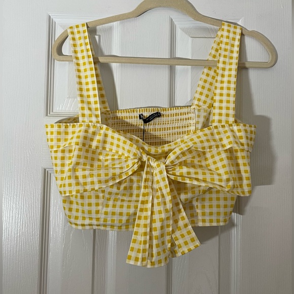 Gingham crop top - Picture 2 of 5